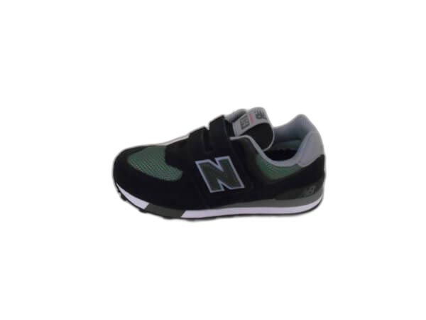 Tennis à velcro PC574 - Noir/Kaki