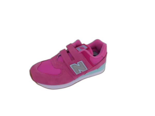 Tennis à velcro YV574 - Rose