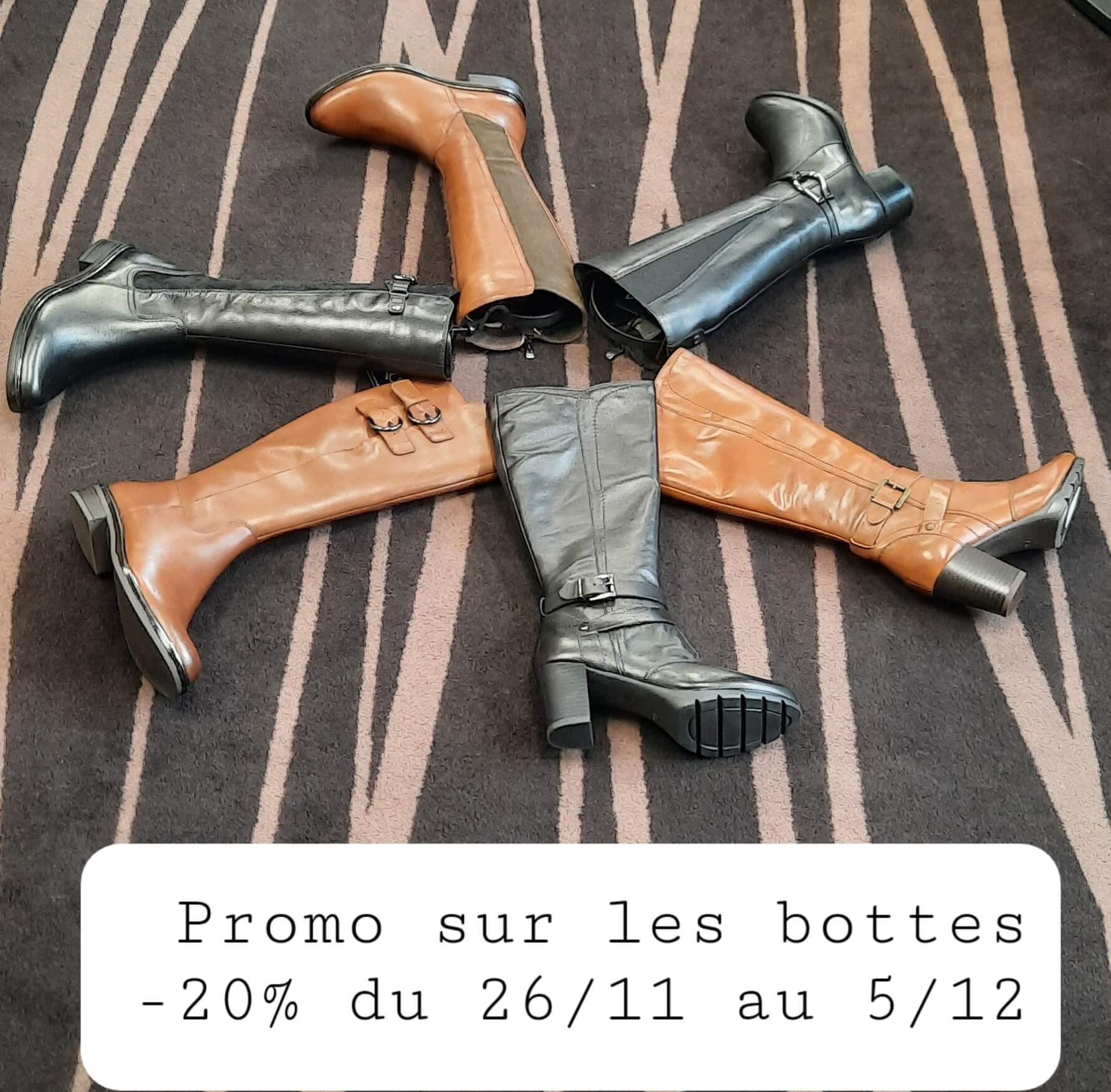 Promo sur les bottes