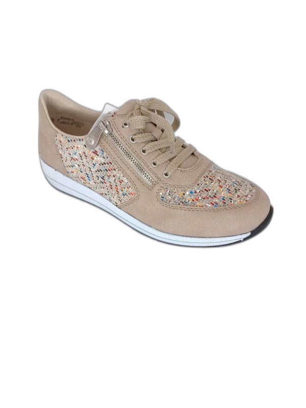 Sneacker Rieker N1112-62 beige/multi