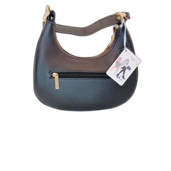Petit sac corbeille Frederic T Noir – Image 2