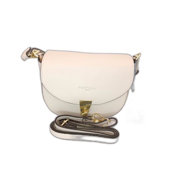 Petit sac à rabat Frederic T écru – Image 3