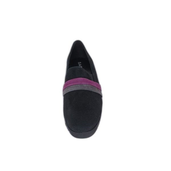 Compensé confort noir gris et violet – Image 2