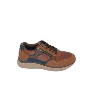 Sneaker RiekerTex B0601-24 Cognac/Marine