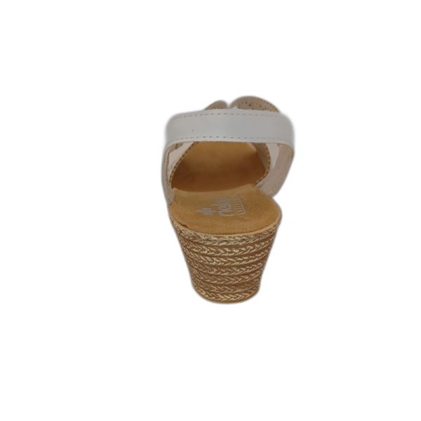 Sandale compensée Rieker 61916-80 Blanc