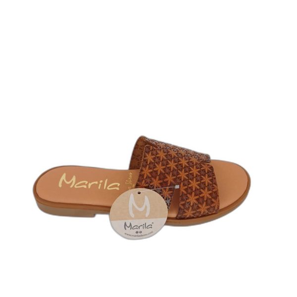 Mule Marila Angela cognac