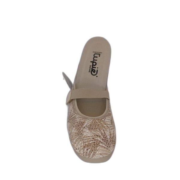 Pantoufle de toile Tupie 809 beige