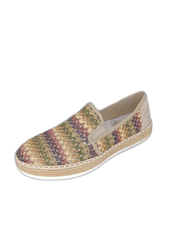 Espadrille Rieker L7873-91 multi/ginger