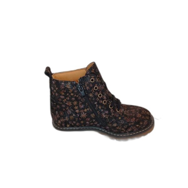 Bottine Bopy Shiva noir fleur