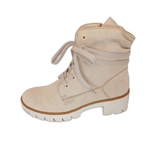 Bottine Rieker 71218-62 blanc cassé