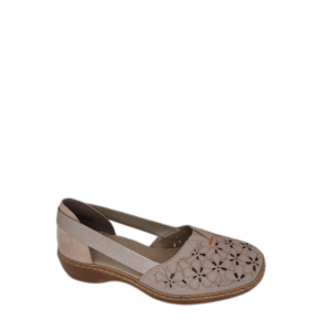 Ballerine à quartier ouvert Rieker 41356-60 Beige