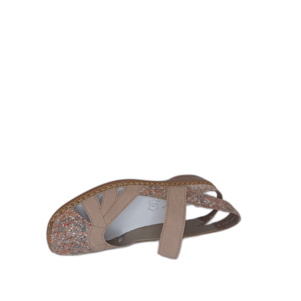 Sandale Rieker 41352-90 beige multi
