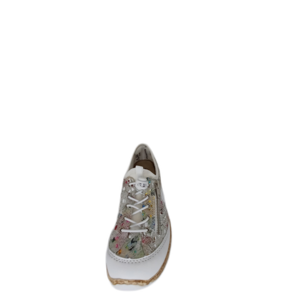 Sneaker Rieker N42V1-90 Blanc/Argent