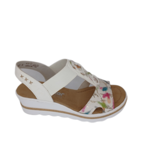 Sandale Rieker 67498-90 Blanc multi