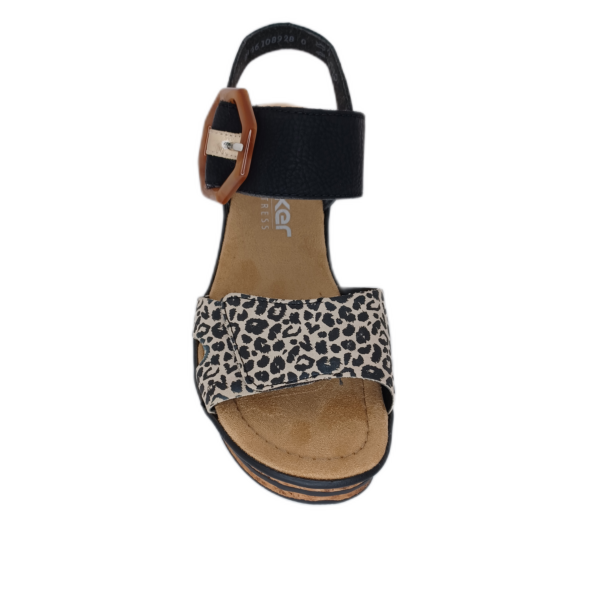 Sandale Rieker 68176-00 Noir Kasanga