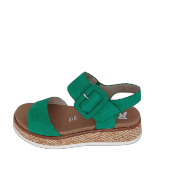 Sandale Rieker Révolution W0800-52 Vert